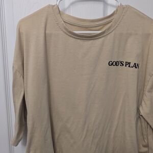Beige Graphic T-Shirt